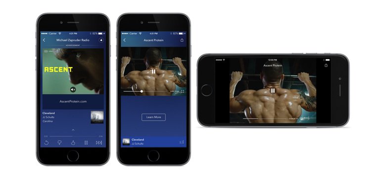 Pandora launches mobile muted video, responsive display ads